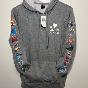 Disney Pixar Pullover Hoodie - Size Small - Nemo, Remy, Anger +more characters